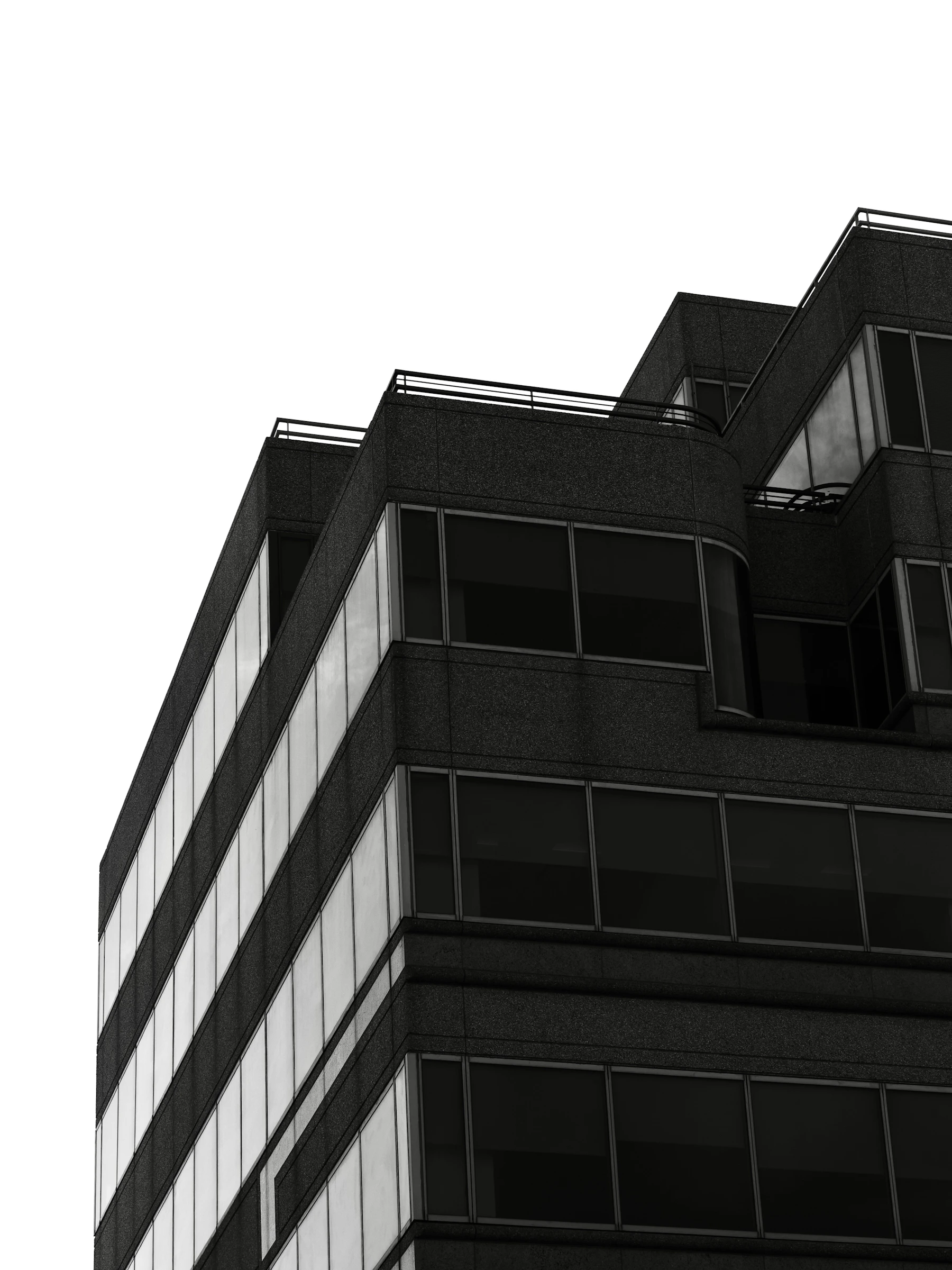 Lignes architecturales d’un immeuble commercial